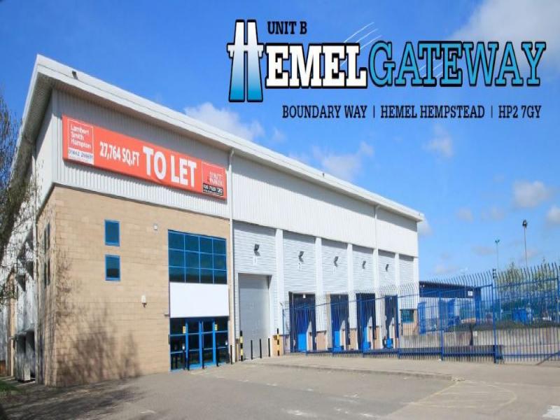 Industrial To Rent - Unit B Hemel Gateway, Boundary Way, Hemel Hempstead, Hertfordshire, HP2 7GY