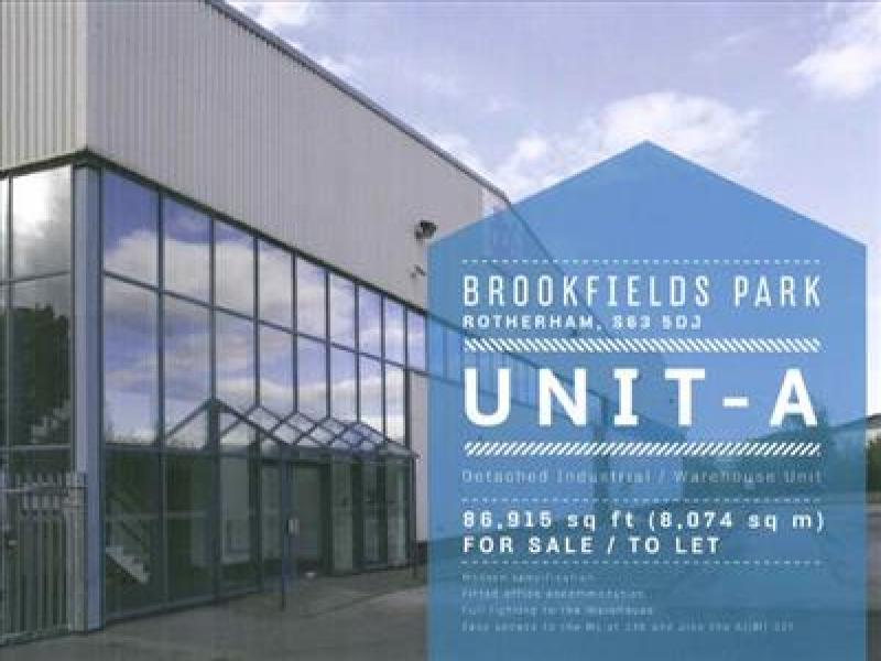 Warehouse to Rent And Buy Unit A, Manvers Way, Brookfields Park, Wath